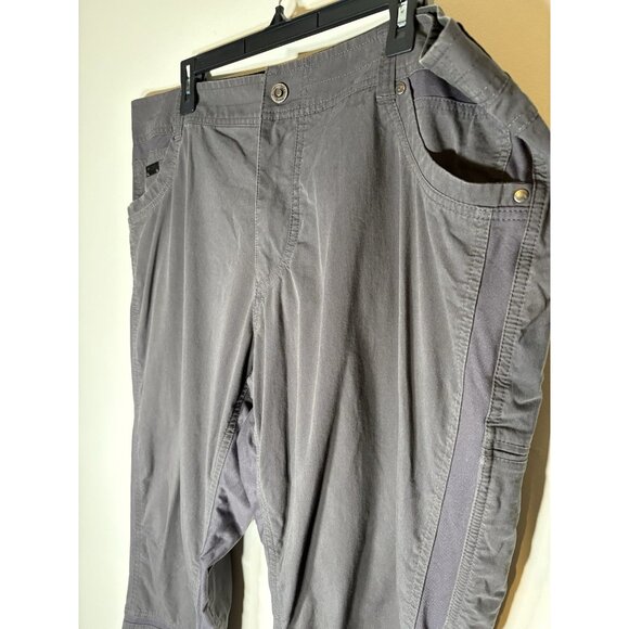 KUHL Black Outdoor Gorpcore Mens Hiking Work Pants Size 42x32 - Picture 7 of 7